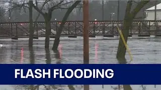 Evacuations underway in Wilmington amid flooding of Kankakee River