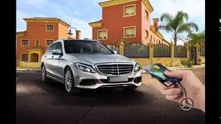 mercedes facebook ad with hand and credit card