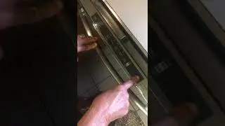 Rebooting a GE Adora dishwasher, no lights.