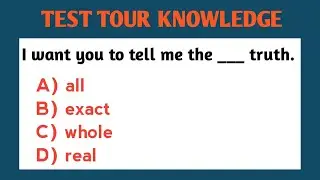 English Grammar: TEST YOUR KNOWLEDGE - Mixed Grammar Quiz