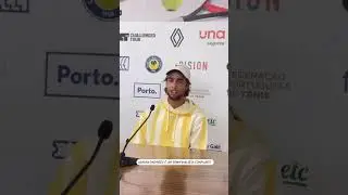 Adrian Andreev Press Conference QF Clube Tenis Porto Challenger