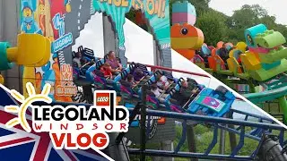 Our First Time at Legoland Windsor! Riding the All New Minifigure Speedway and More!