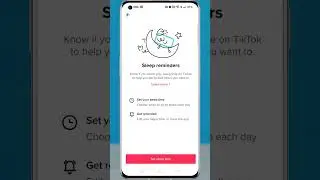 How to Set Sleep Reminders on TikTok