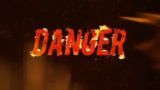 Fire Text Animation | After Effects | Saber Plugin | Burning Effect