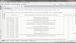 Class Scheduling + Genetic Algorithm + Python - Prototype Project 08 (public version)