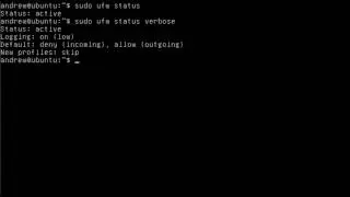 Ubuntu Server and using the UFW or Uncomplicated Firewall