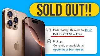 Why is the iPhone 16 Pro Max SOLD OUT EVERYWHERE??