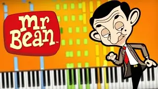 Mr. Bean Cartoon - Theme Song (Intro, Opening, OST, Soundtrack) Piano Cover (Sheet Music + midi)