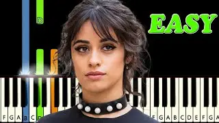 Bam Bam – Camila Cabello feat.  Ed Sheeran –  Piano tutorial