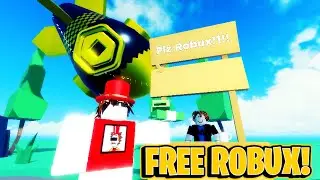 GIVING ROBUX TO RANDOM PEOPLE! | Pls Donate! (Roblox)