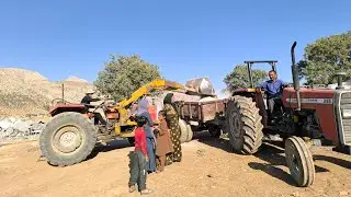 Ibrahim's heroic efforts: from the tractor to moving sand, saving Susan's house