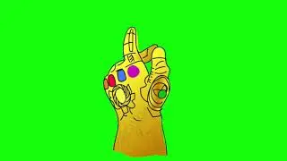 infinity gauntlet green screen icon