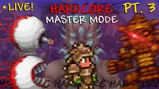 Can We Beat HARDCORE TERRARIA? (MASTER MODE Edition!) (ATTEMPT 3)