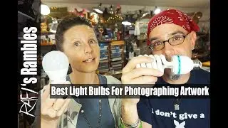 Best Light Bulbs For Photographing Artwork - Tips For Artists