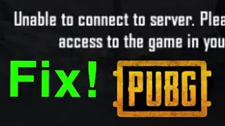 Pubg  Error Code 154140716 Unable to Connect to server please try a different network ENGLISH FIX!