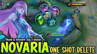 100% ONE SHOT!! Novaria New BUFF is Crazy with Best Build For Mid Lane - Build Top 1 Global Novaria