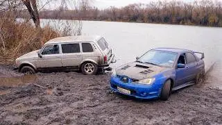 SUBARU УНИЖАЕТ ВНЕДОРОЖНИКИ. ПОСПОРИЛ с ДЖИПАМИ и ЗАПОРОЖЦЕМ на БЕЗДОРОЖЬЕ