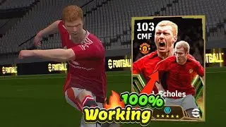 Trick To Get 103 Rated Epic P. Scholes In eFootball 2024 Mobile 🔥🔔