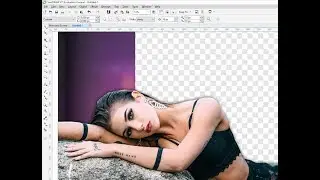 Change Background in CorelDRAW, add Feather and background blur