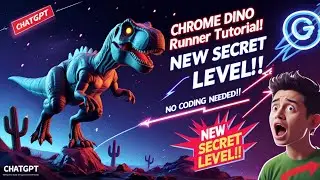 Chrome Dino Runner Tutorial: How to Make Your Own Dino Game in Hindi #chatgptgame