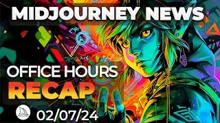 6.1? | Midjourney Office Hours Recap Feb 7th 2024 | Midjourney News