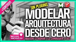 🔻Modelar en SketchUp 🔻 Arquitectura desde cero 🔻 Sin plugins 🔻