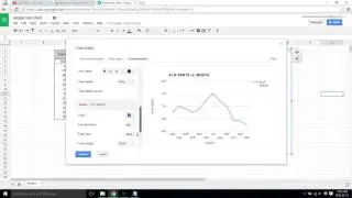 Add point to line chart, change point shape - Google sheets video 24