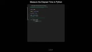 Measure the Elapsed Time in Python in Python | Python Examples | Python Coding Tutorial | Interview