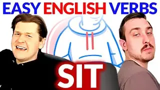 SIT 🪑 Easy English Verbs | English Comprehensible Input Beginner Lesson | Learn English Naturally