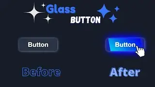 🔥TRENDING🔥CSS Glass Button Effect in ⏱️4 MINS !⏱️ using HTML & CSS | CSS Glassmorphism Button Effect