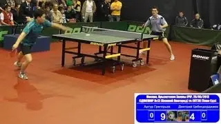 Artur GRIGORYEV vs Dmitriy TSYIBIKDORZHIEV 1/8 Russian Premier League Playoff Table Tennis