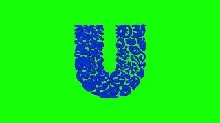 Unilever Logo Icon Revolving 3D Animation Loop on Green Screen | 4K | FREE TO USE