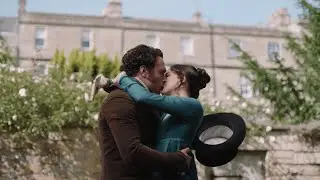 Persuasion / Kiss Scene — Anne Elliot and Frederick (Dakota Johnson and Cosmo Jarvis)