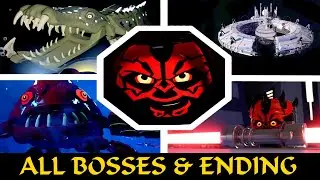 LEGO Star Wars The Skywalker Saga All Bosses & ENDING Episode I The Phantom Menace