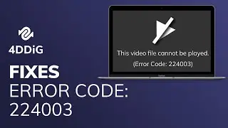 SOLVED - THIS VIDEO FILE CANNOT BE PLAYED, ERROR CODE 224003 | HERE IS HOW TO FIX