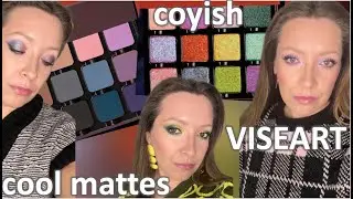 VISEART COYISH и COOL MATTES Обзор, все оттенки на глазах/ Marigudik