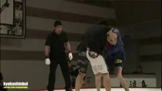 MMA Celebrates Win with a Bang