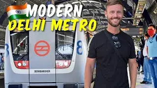 $0.35  DELHI METRO RIDE | BEST Network in India🇮🇳