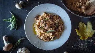 How To Make Perfectly Creamy Mushroom Risotto