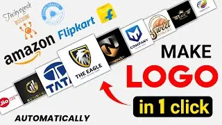 Make Any Logo In 1 Click | How to Create A Logo By Using Ai | Logo kaise banaye | Logo design