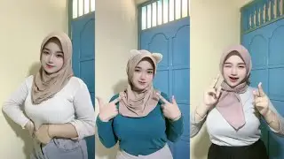 Jilbab Tobrut Gemoy Goyang Tiktok