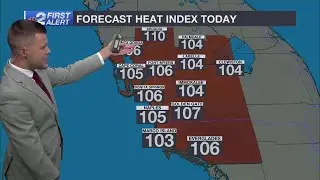 Floridas summer heat and afternoon storms continue this weekend