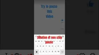 soution of pause video #viral