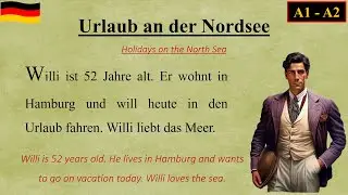 Learn German with stories | A1-A2 | Urlaub an der Nordsee