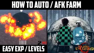 New Codes! How to AFK / AUTO Farm! How to Get EXP / LEVEL UP Fast in Slayers Unleashed! ( Roblox )