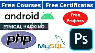 Udemy Free Certificate Courses Ethical Hacking | PHP | MySQL | Photoshop Online Classes