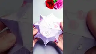 #0028 Amazing Handcrafts with paper || how to make umbrella 🏖️ #calmdown #umbrella #rain #shorts