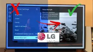 LG C1/C2 Smart TV: How To Reduce Blue Light