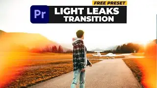 Light Leaks Transitions In Premiere Pro  - 4K Light Leaks!