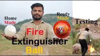 Home Made Fire Extinguisher Ball, Dangerous Experiment, New Science Experiment #shorts